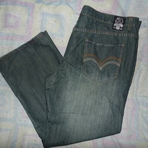 GS115 Vintage Jeans Men's Sz 48x33 Light Wash